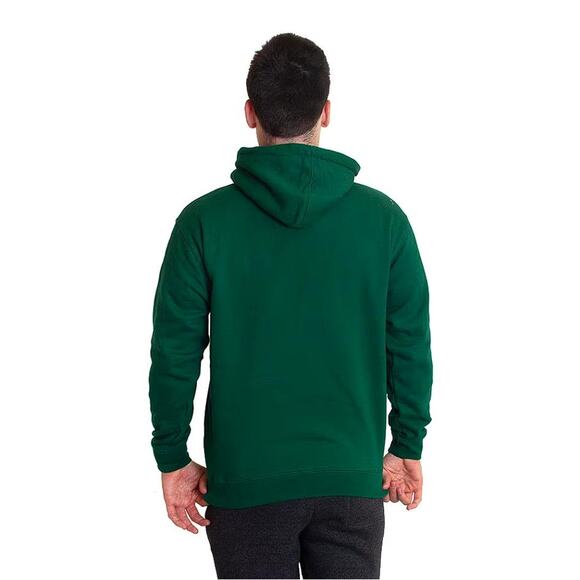 THE DUCK STORE Men's Forest OSC Blend Yellow Interlock UO Fleece Hood Size S - Picture 2 of 10